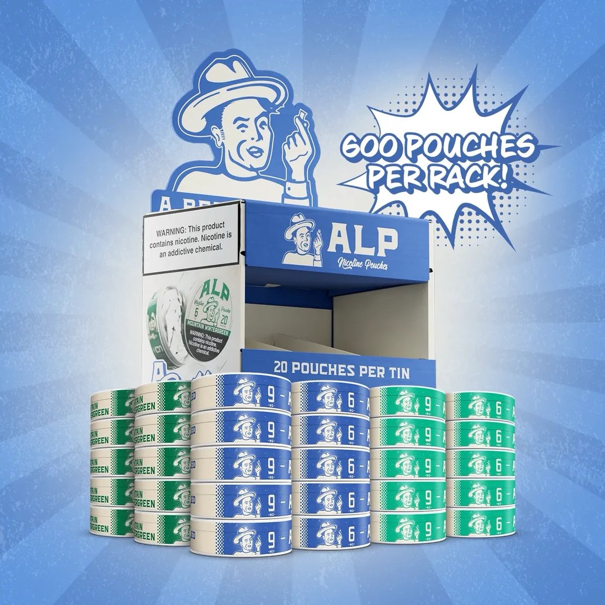 ALP 2 Tier Prepacked Display - Image 2